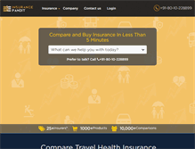 Tablet Screenshot of insurancepandit.com